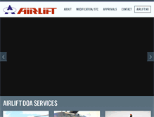 Tablet Screenshot of airlift-doa.com